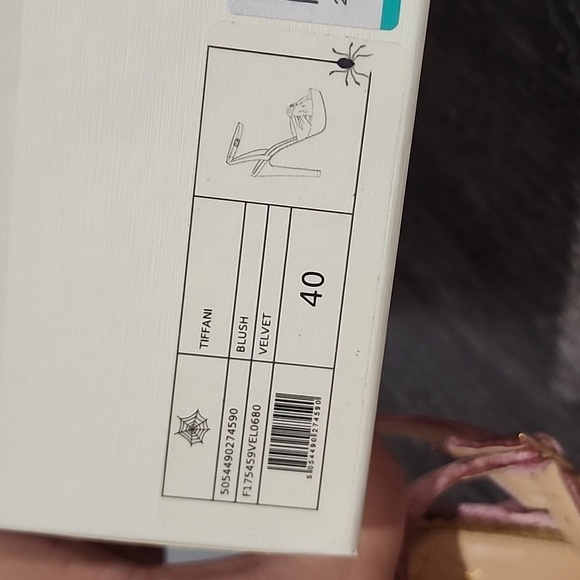 Charlotte Olympia Velvet Tiffani Bow Ankle Strap Platform Stiletto Heels - Picture 9 of 9